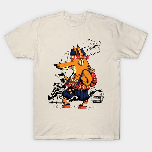 Merchant Fox T-Shirt by Rocapola